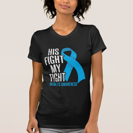 Diabetic Son Support Family Diabetes Awareness T-shirt (Voorkant)