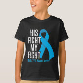 Diabetic Son Support Family Diabetes Awareness T-shirt (Voorkant)