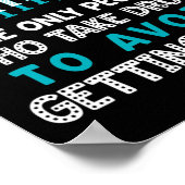 Diabetica de enige die drugs inneemt poster (Hoek)