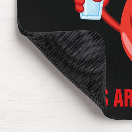 Diabetica zijn extra zoet muismat (Hoek)