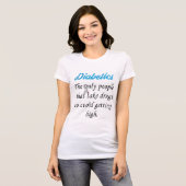 Diabetisch 1 t-shirt (Voorkant volledig)