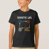 Diabetisch leven Diabetes Bewustheid Maand Insulin T-shirt (Voorkant)