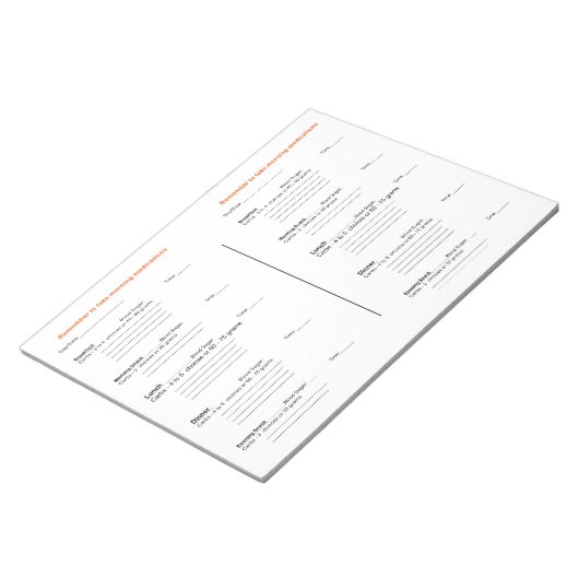 Diabetisch Notitieblok Dagelijks Logboek (Schuin)