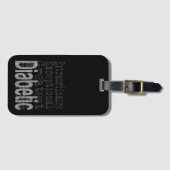 Diabetische extraordinaire bagagelabel (Voorkant (horizontaal))