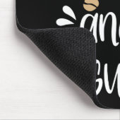 Diabetische Gift Funny loopt op koffiediabetes Muismat (Hoek)