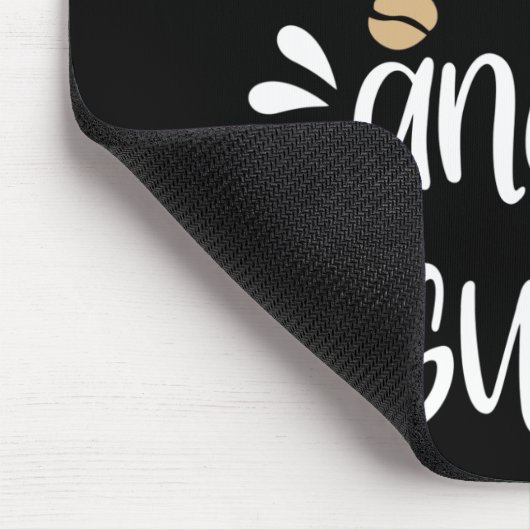 Diabetische Gift Funny loopt op koffiediabetes Muismat (Hoek)