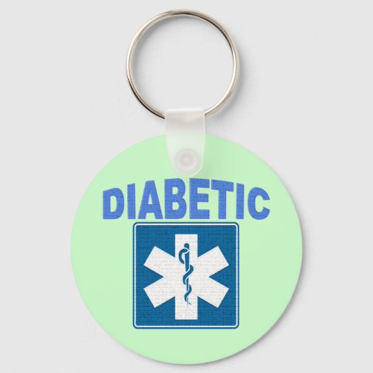 DIABETISCHE SLEUTELHANGER (Voorkant)