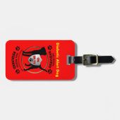 Diabetische waarschuwingshond ID Bagagelabel (Voorkant horizontaal)