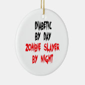 Diabetische zombiedoder keramisch ornament (Rechts)