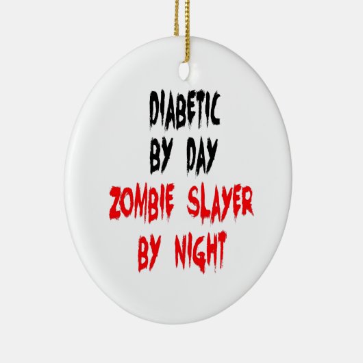 Diabetische zombiedoder keramisch ornament (Rechts)