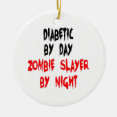 Diabetische zombiedoder keramisch ornament (Voorkant)