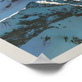 Diablerets Gletsjer Berner Alpen Zwitserland Poster (Hoek)