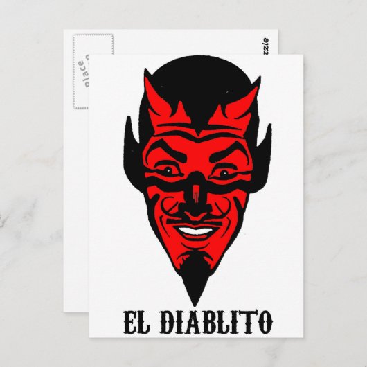 diablito briefkaart (Voorkant / Achterkant)