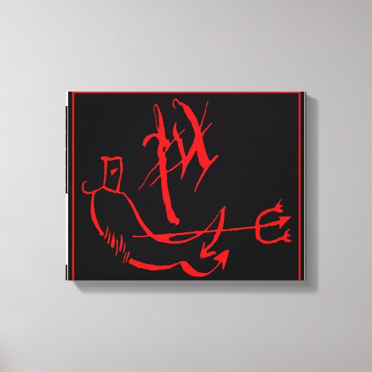 Diablo Canvas Afdruk (Voorkant)