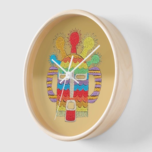 Diablo Huma Masker Clock - Tarwefade (Hoek)