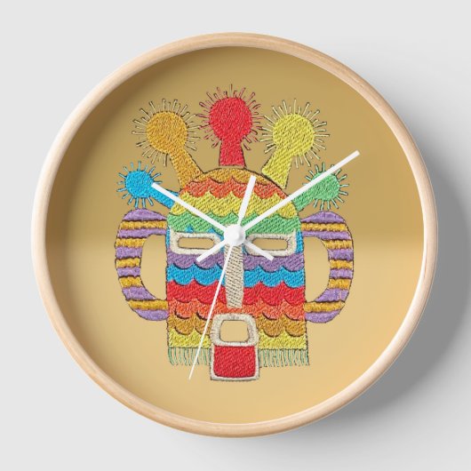 Diablo Huma Masker Clock - Tarwefade (Voorkant)