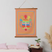 Diablo Huma Masker Tapestry - Rust Background Hangend Wandkleed (Slaapkamer)
