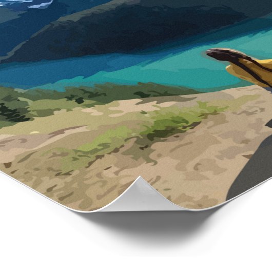 Diablo Lake North Cascades Washington Poster (Hoek)