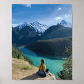 Diablo Lake North Cascades Washington Poster (Voorkant)