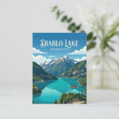 Diablo Lake VS Briefkaart (Staand voorkant)