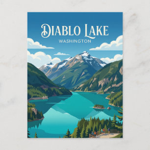 Diablo Lake VS Briefkaart