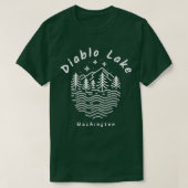 Diablo Lake Washington Souvenir T-shirt (Design voorkant)