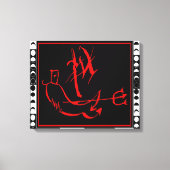 Diablo met Moon Phases Canvas Afdruk (Voorkant)