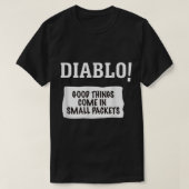 Diablo Spicy Sauce Lazy Halloween Costumes Fire Mi T-shirt (Design voorkant)