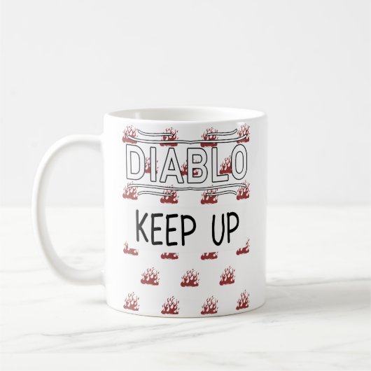 Diablo Taco Sauce Koffiemok (Links)