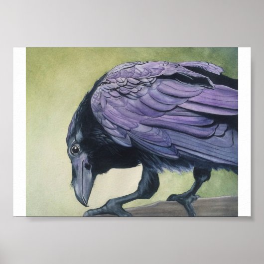 Diablo The Raven Crow Waterverf Print Fine Paper (Voorkant)