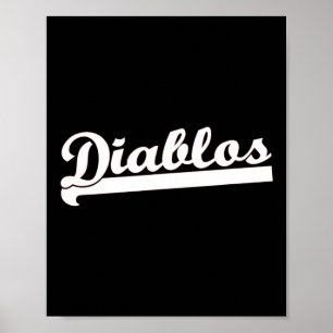 Diablos Voetbal Verkoop Vloerkleed  Poster