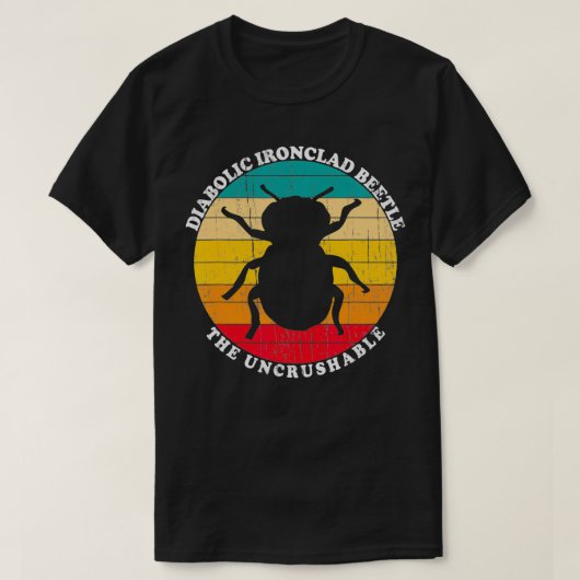 Diabole Ironclad Beetle Uncrushable Science Gift T-shirt (Design voorkant)