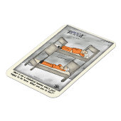 Diabolicaal Bleek geel Magneet (Linkerzijde)