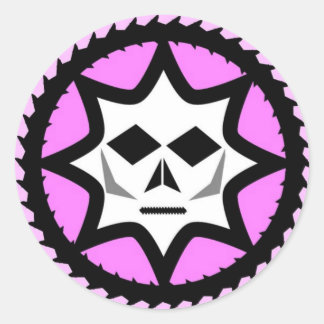 Diabolichix classic logo ronde sticker