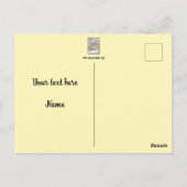 Diabolicum Bleek Geel Briefkaart (Achterkant)