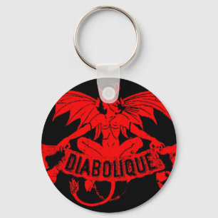 Diabolque Devil Satan Cigar Label Art Sleutelhanger