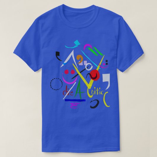 Diacritica T-shirt (Design voorkant)