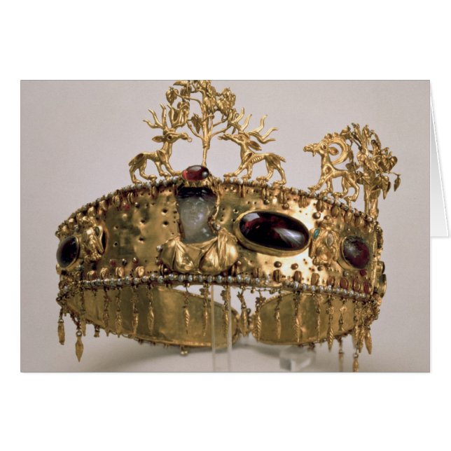 Diadem, gevonden in de begrafenisheuvel in Khoklac (Voorkant Horizontaal)