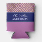 Diag Greek Key Gold CB Blikjeskoeler (Voorkant)