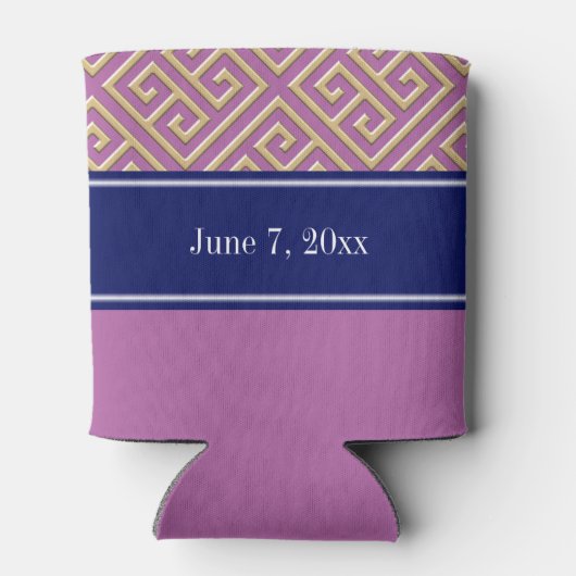 Diag Greek Key Gold CB Blikjeskoeler (Achterkant)