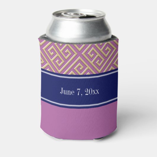 Diag Greek Key Gold CB Blikjeskoeler (Blikje Achterkant)