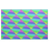 Diag Rainbow Gradient Floral Pattern Blue Green Stof (Fat Quarter)