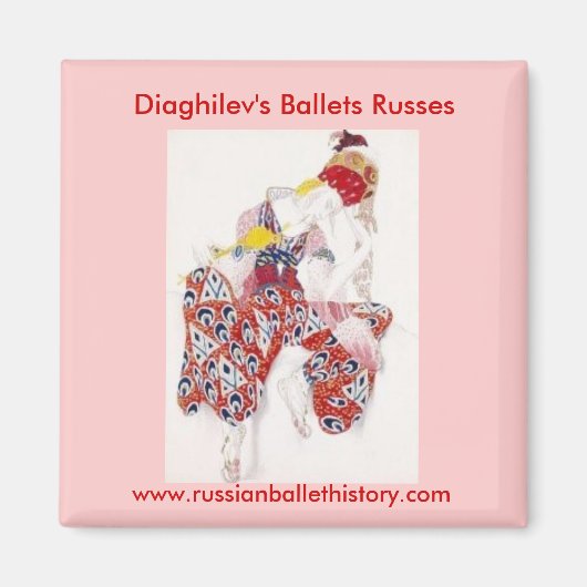 Diaghilev's Ballet Russes Magnet (Voorkant)