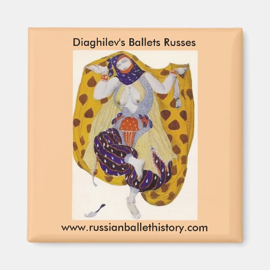 Diaghilev's Ballets Russes Magneet (Voorkant)