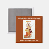 Diaghilev's Ballets Russes Magnet (Voorkant / Achterkant)