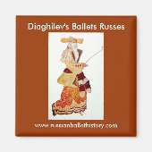 Diaghilev's Ballets Russes Magnet (Voorkant)