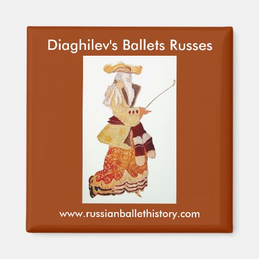 Diaghilev's Ballets Russes Magnet (Voorkant)