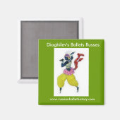 Diaghilev's Ballets Russes Magnet (Voorkant / Achterkant)