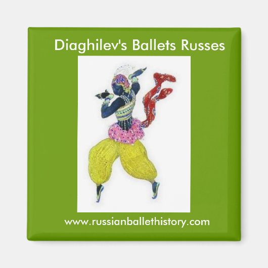 Diaghilev's Ballets Russes Magnet (Voorkant)