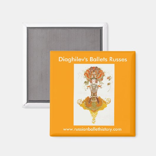 Diaghilev's Ballets Russes Magnet (Voorkant / Achterkant)